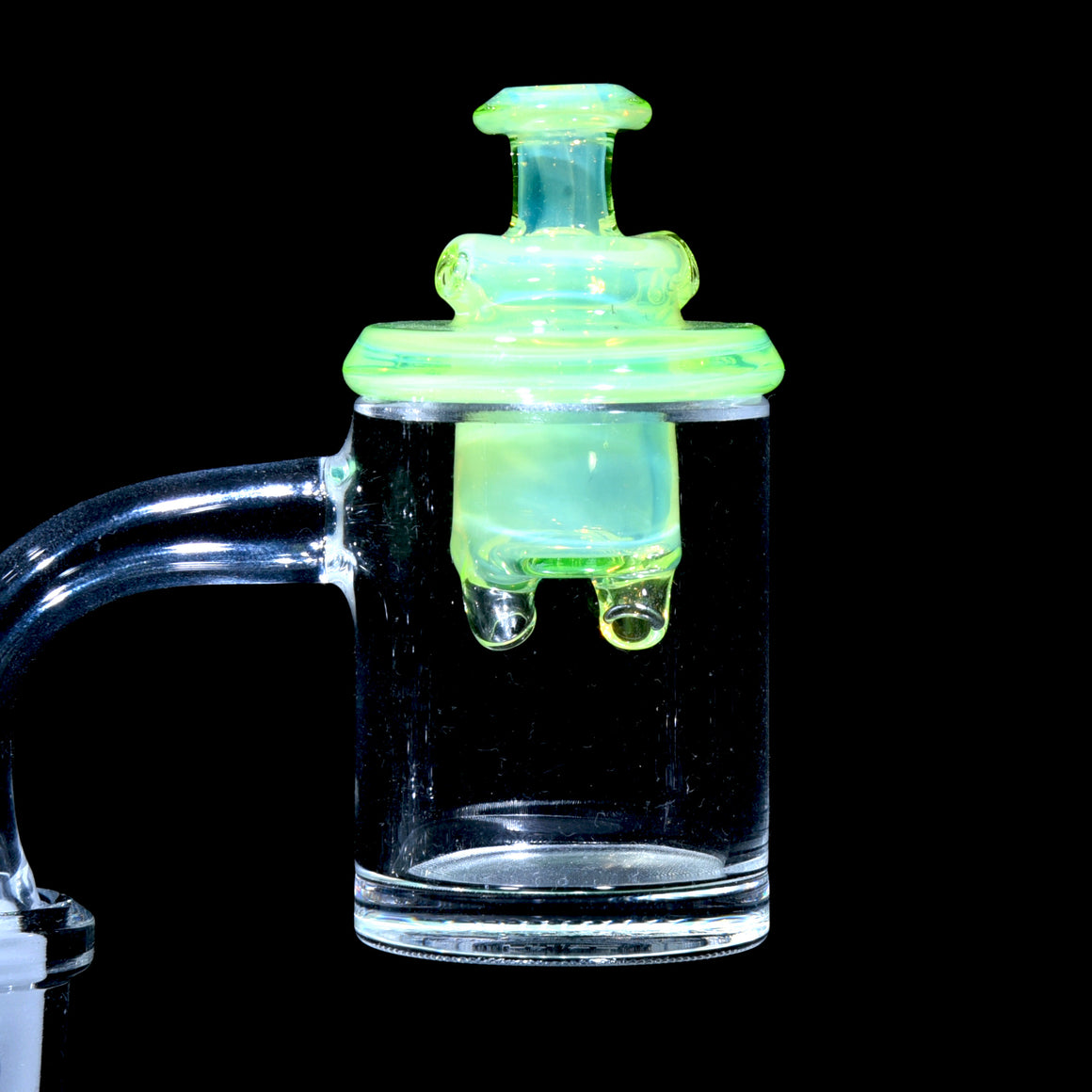 UV Full-color Dual-intake Spinner Cap for 25-30mm Bucket Bangers - Ion over Moonstone