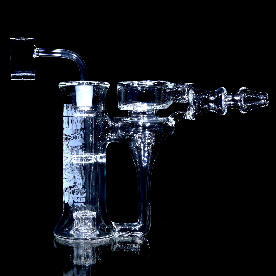 Longneck Classic Beveled Flat-top Banger w/ 6mm thick base for RBR - 24mm OD