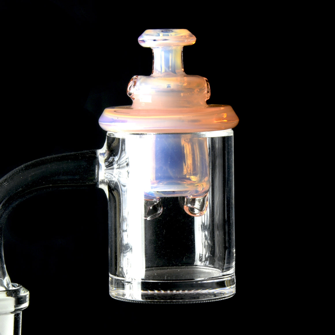 CFL Full-color Dual-intake Spinner Cap for 25-30mm Bucket Bangers - Serum over Moonstone