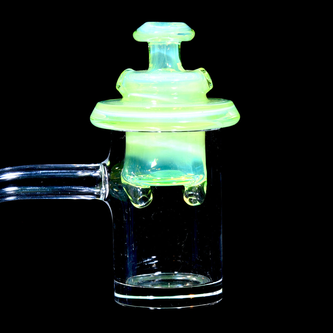UV Full-color Dual-intake Spinner Cap for 25-30mm Bucket Bangers - Ion over Moonstone