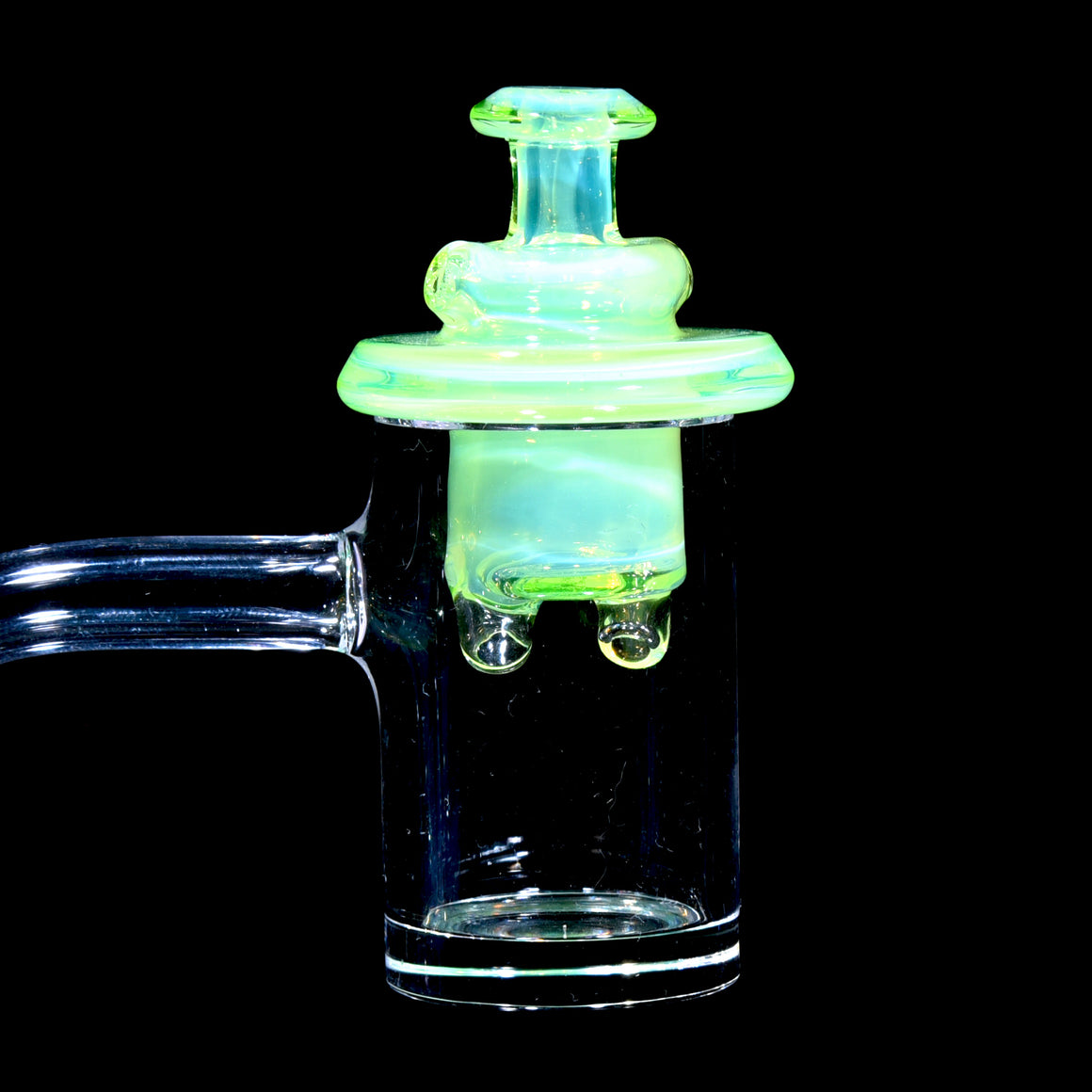UV Full-color Dual-intake Spinner Cap for 25-30mm Bucket Bangers - Ion over Moonstone