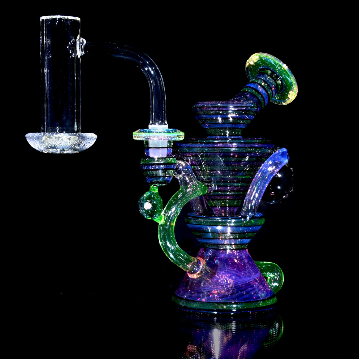 Sir Newton UV Reactive Auto-spinning Turbine Blender - 10mm/90° Joint