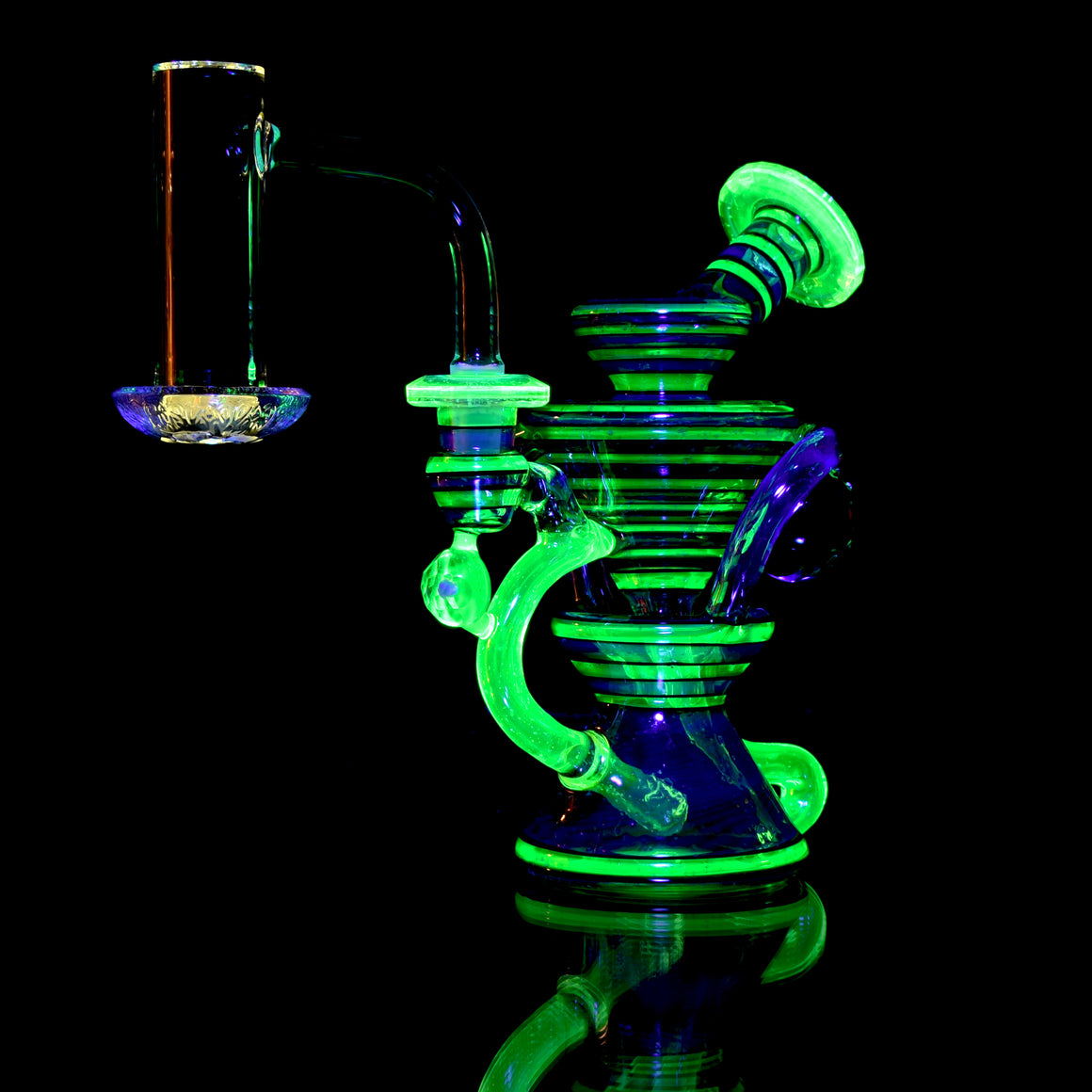Sir Newton UV Reactive Auto-spinning Turbine Blender - 10mm/90° Joint