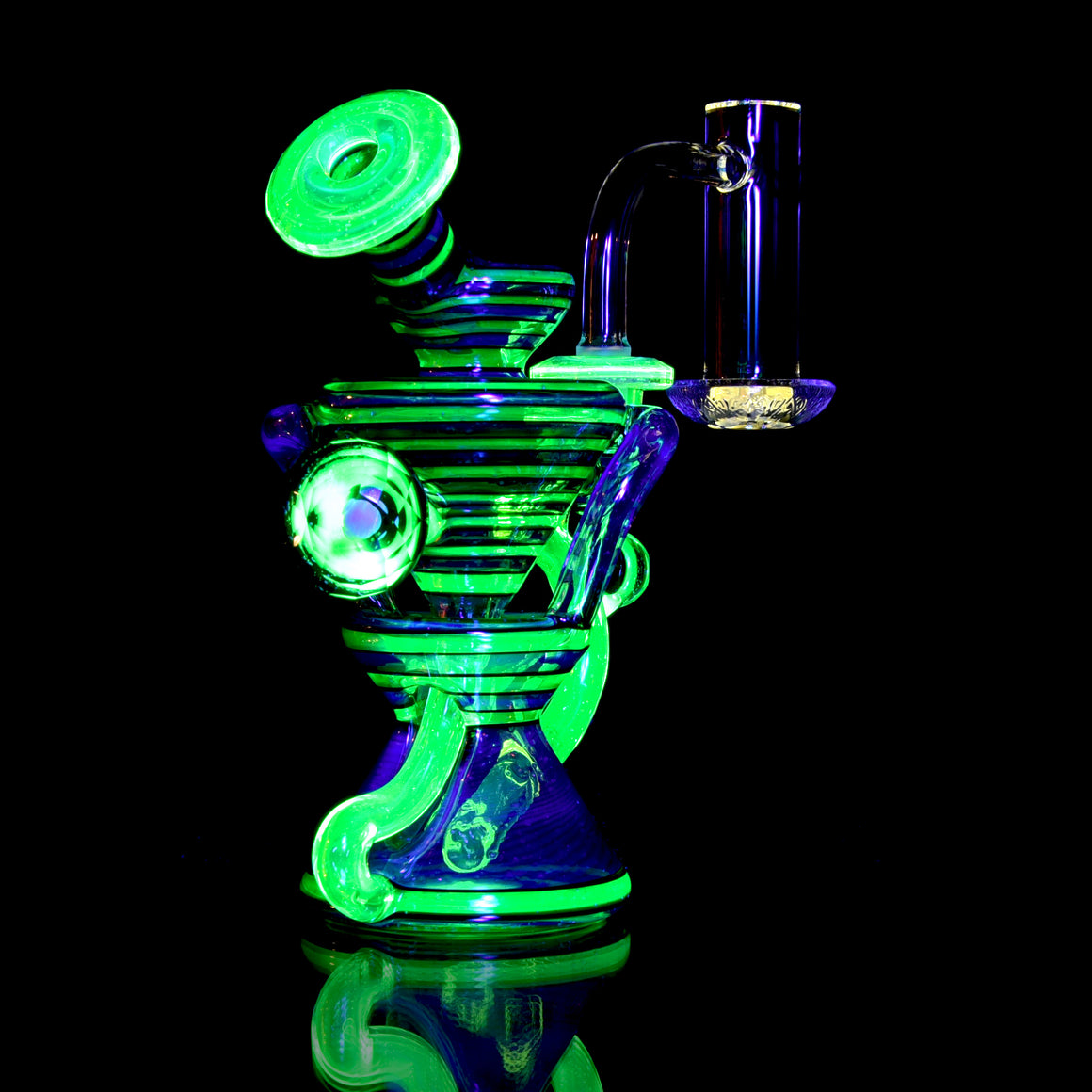 Sir Newton UV Reactive Auto-spinning Turbine Blender - 10mm/90° Joint