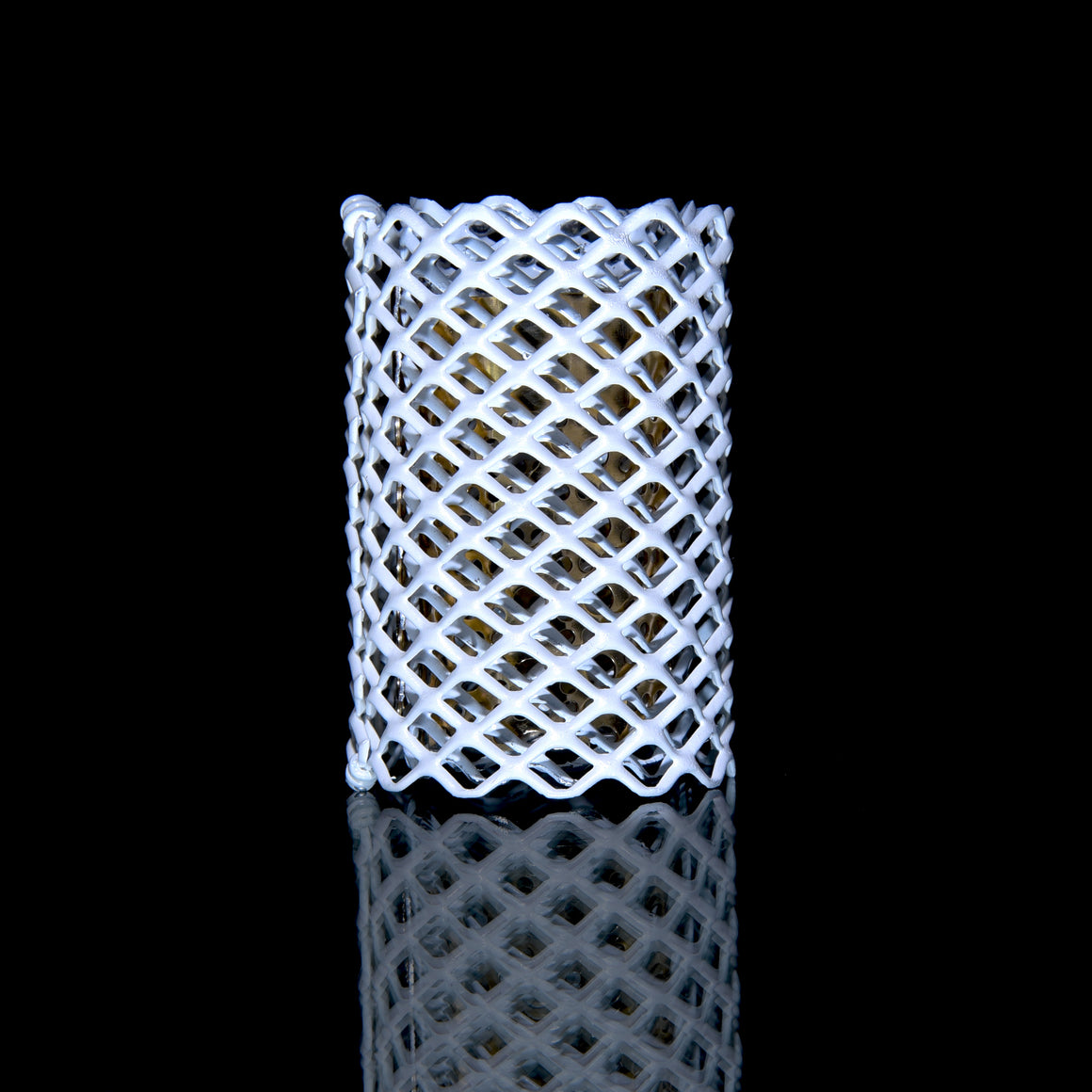 Mamba Guardz - Custom Nozzle Heat Shield for Blazer Big Shot & Vector Nitro - White/Gold