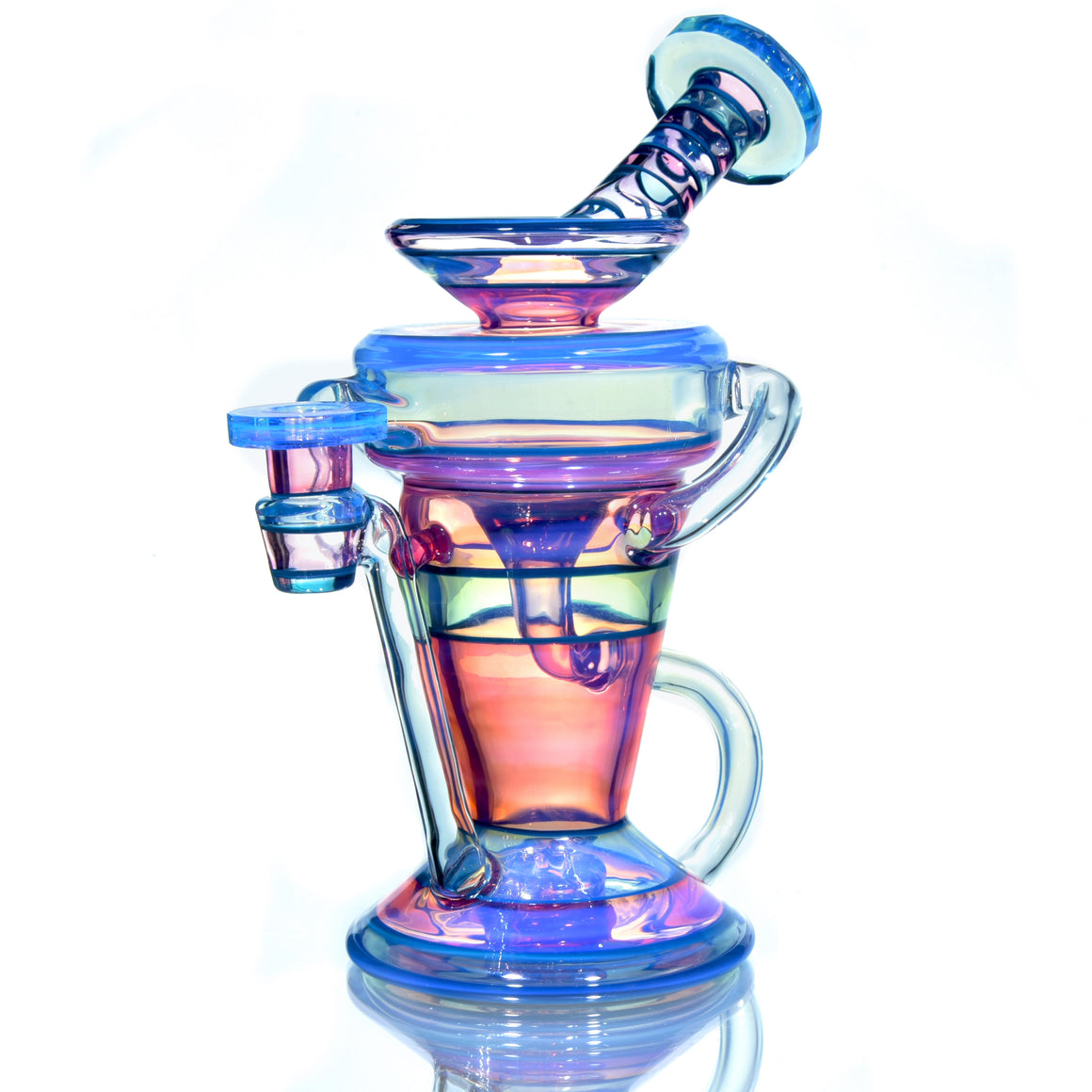 Faceted Full-size Double-uptake Refined Klein Recycler - Meta-Terrania/Karmaline - 10mm Female