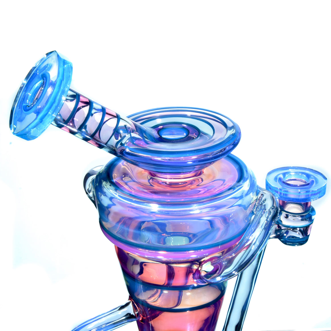 Faceted Full-size Double-uptake Refined Klein Recycler - Meta-Terrania/Karmaline - 10mm Female
