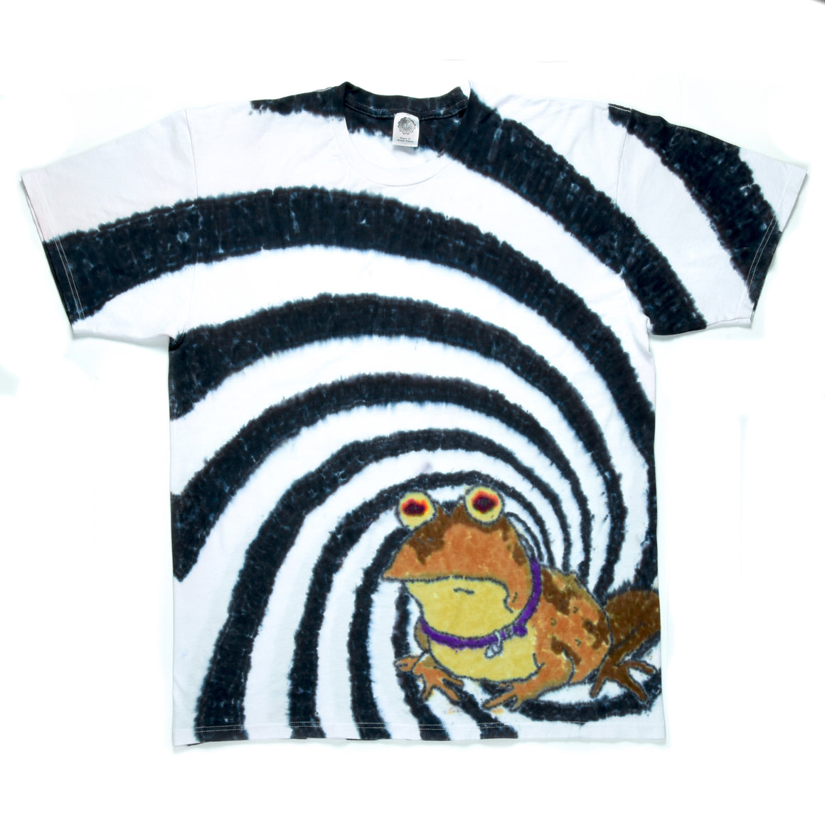 XL - Short-sleeve Tie Dye T-Shirt - "Hypnotoad"