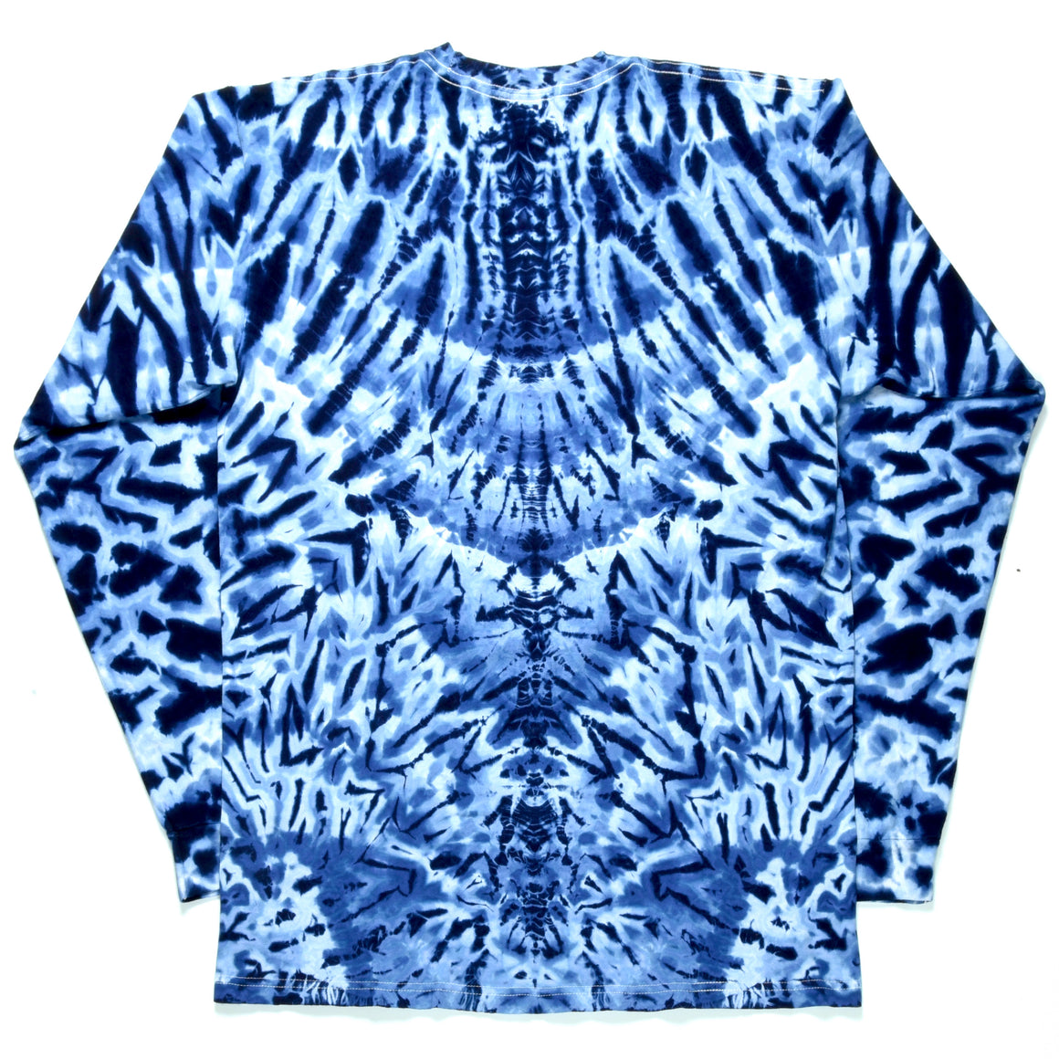 Medium Long-sleeve Tie Dye T-Shirt - Indigo Mandala Combo