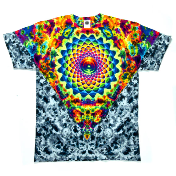 Medium Tie Dye T-Shirt - UV Jailbird Mandala Combo