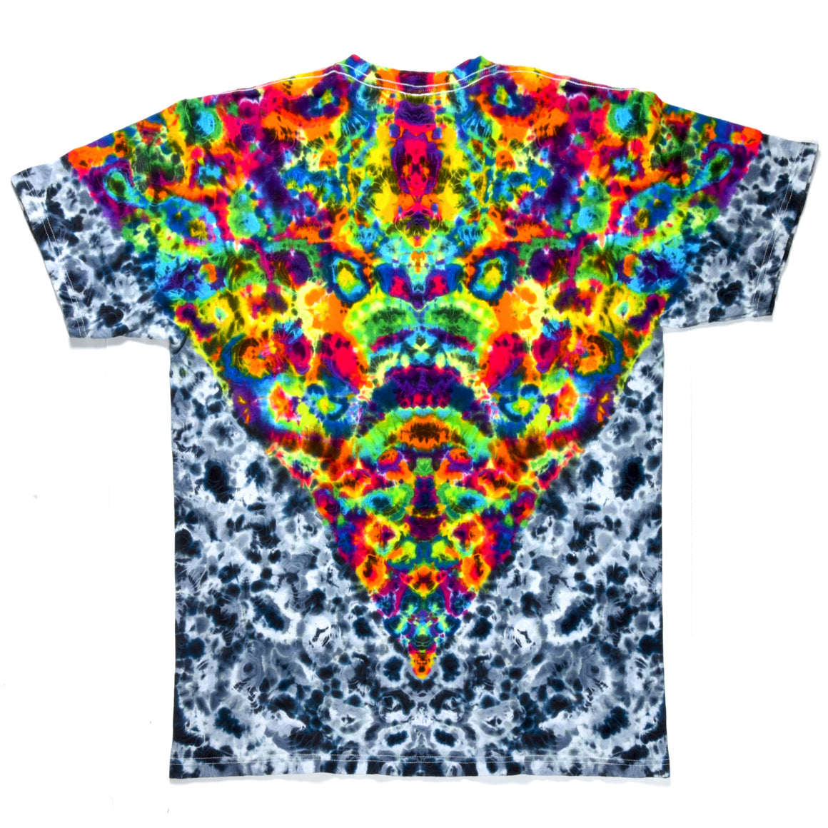 Medium Tie Dye T-Shirt - UV Jailbird V Mandala Combo
