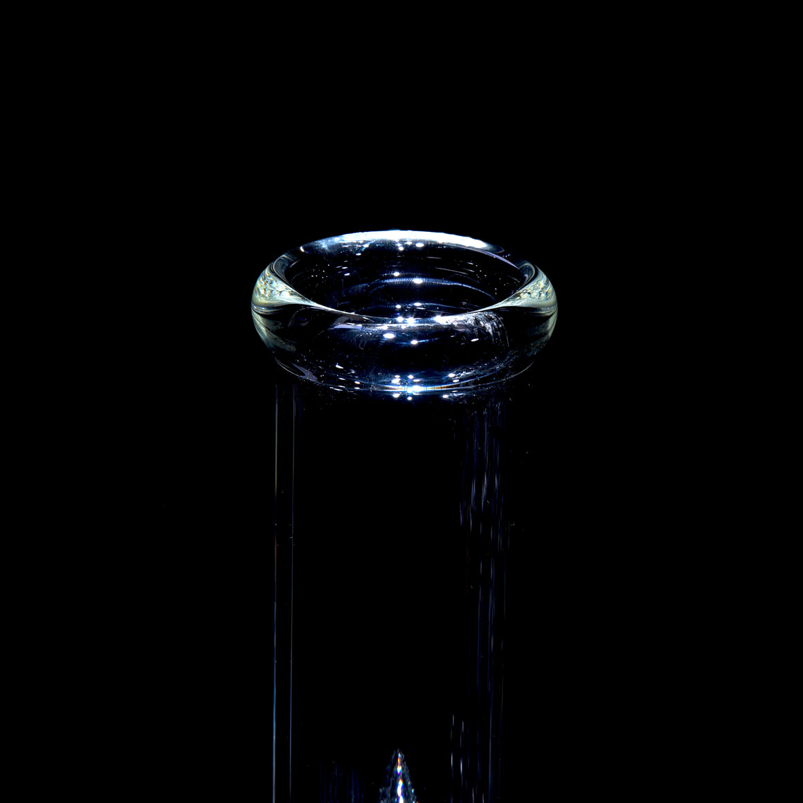 Bishop StemLine 20mm UpGrid Straight Tube w/ 4-hole Slide - Clear - 18mm Male