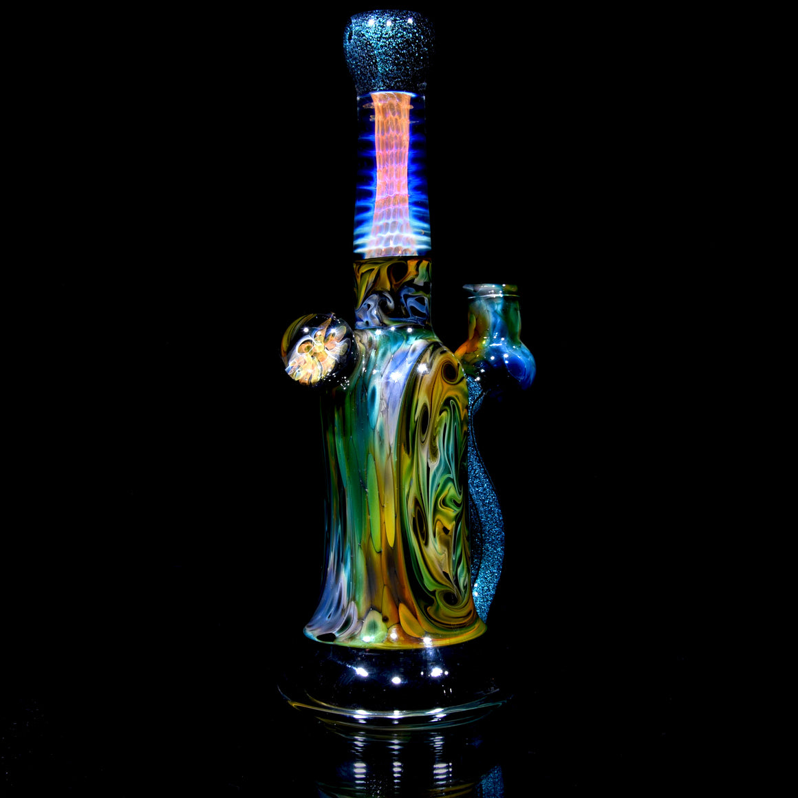 Radiant Honeycomb & Fume Rig w/ Coldworked Mouthpiece - 14mm Female