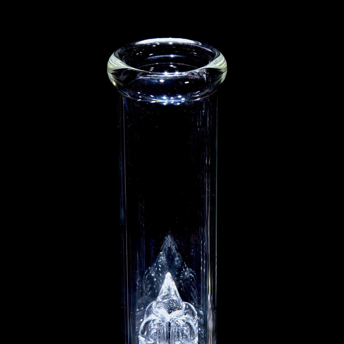 44mm Imperial Straight Tube w/ 4-hole Slide - Clear - 18mm Male