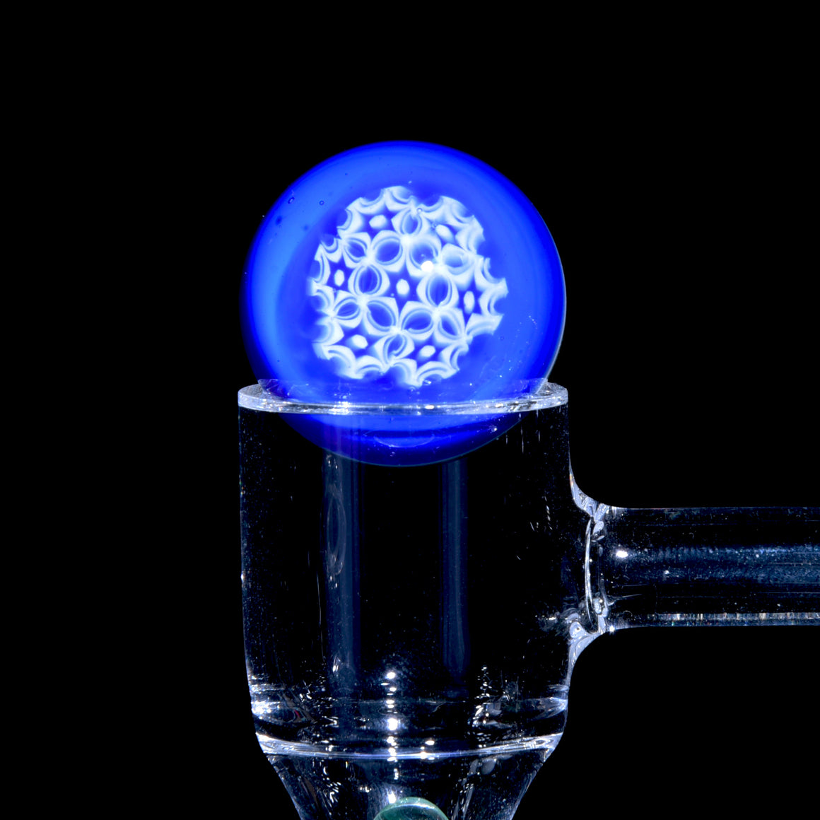 0.97” Topper Marble - Star Cluster Murrini/Unobtainium Encalmo