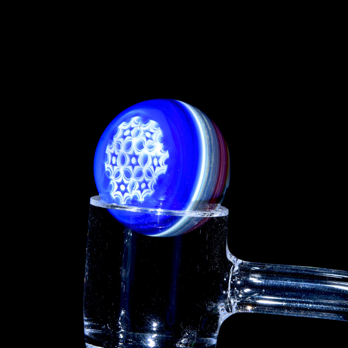 0.97” Topper Marble - Star Cluster Murrini/Unobtainium Encalmo
