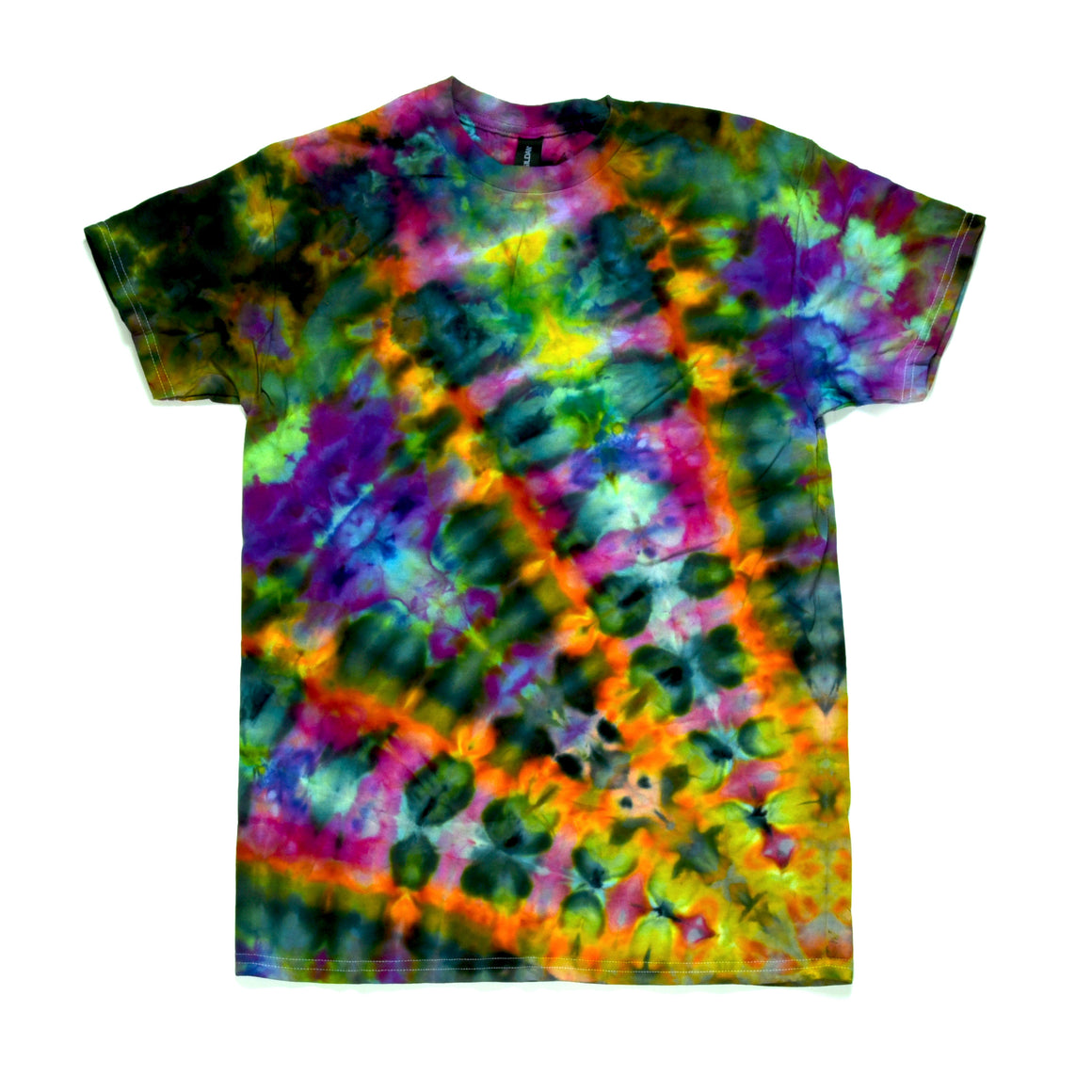 Medium Tie Dye T-Shirt - Full Rainbow Ripple