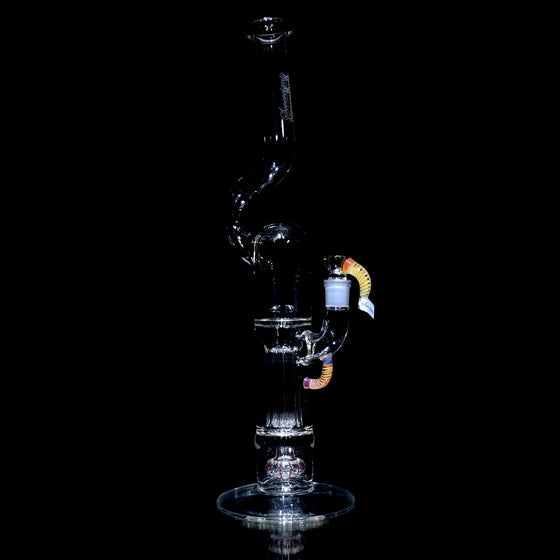PA Natty-neck Peyote Pillar Tube w/ Straight Foot - Serendipity - 18mm Male