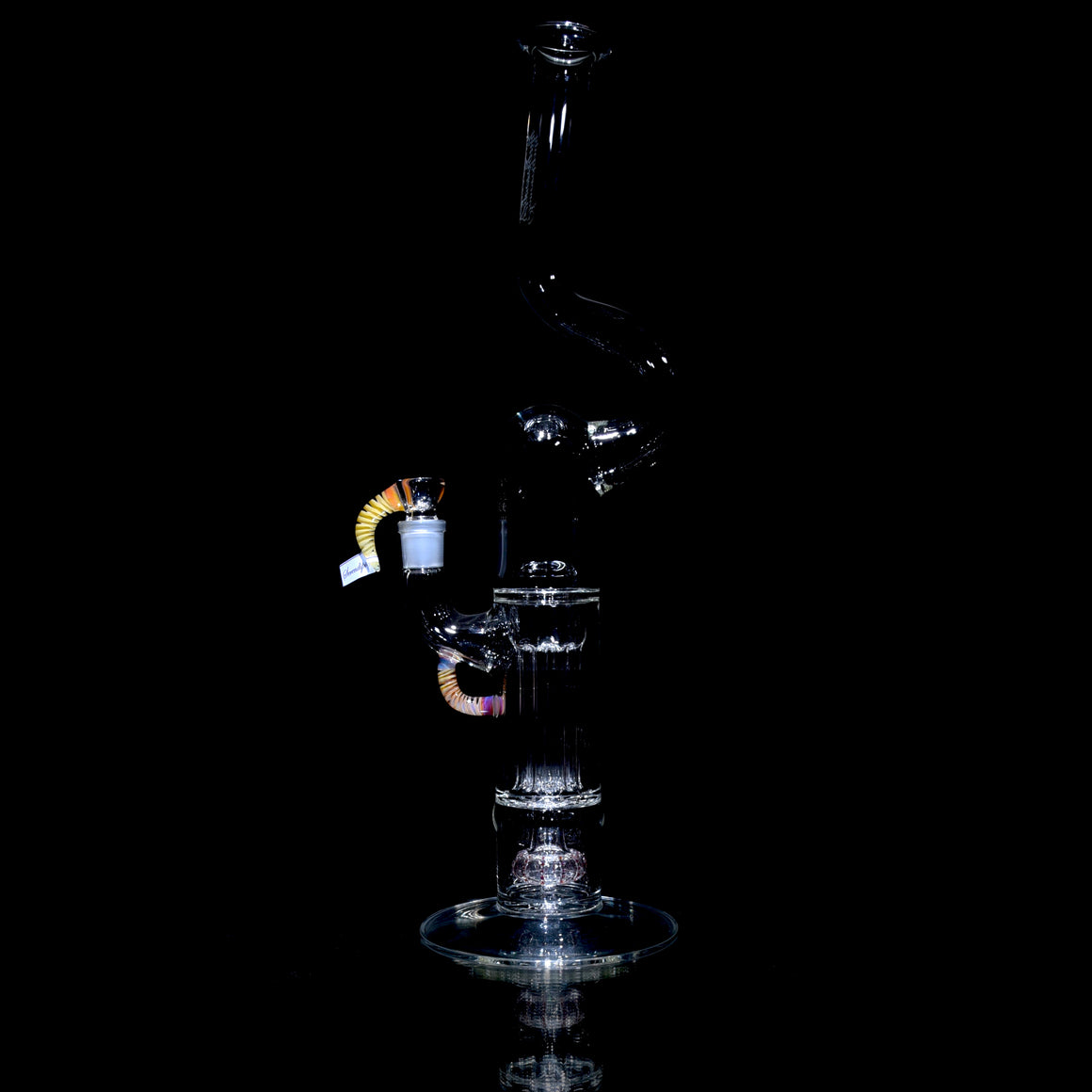 PA Natty-neck Peyote Pillar Tube w/ Straight Foot - Serendipity - 18mm Male