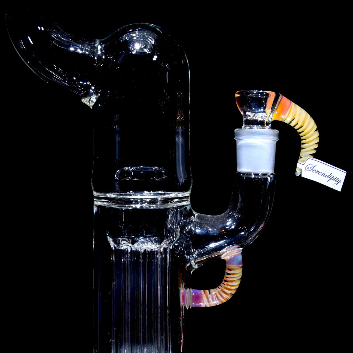 PA Natty-neck Peyote Pillar Tube w/ Straight Foot - Serendipity - 18mm Male