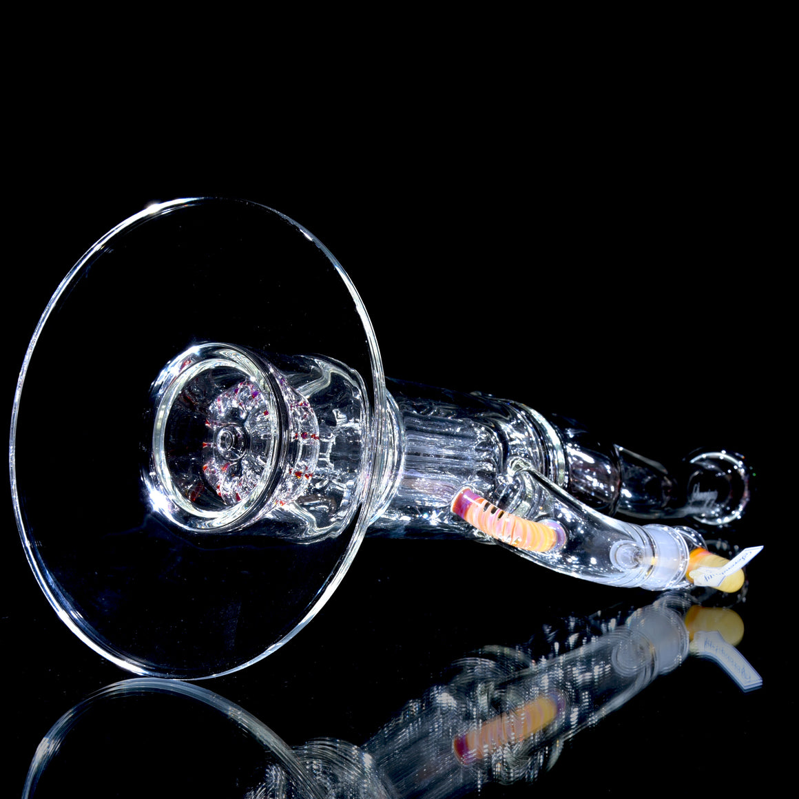 PA Natty-neck Peyote Pillar Tube w/ Straight Foot - Serendipity - 18mm Male