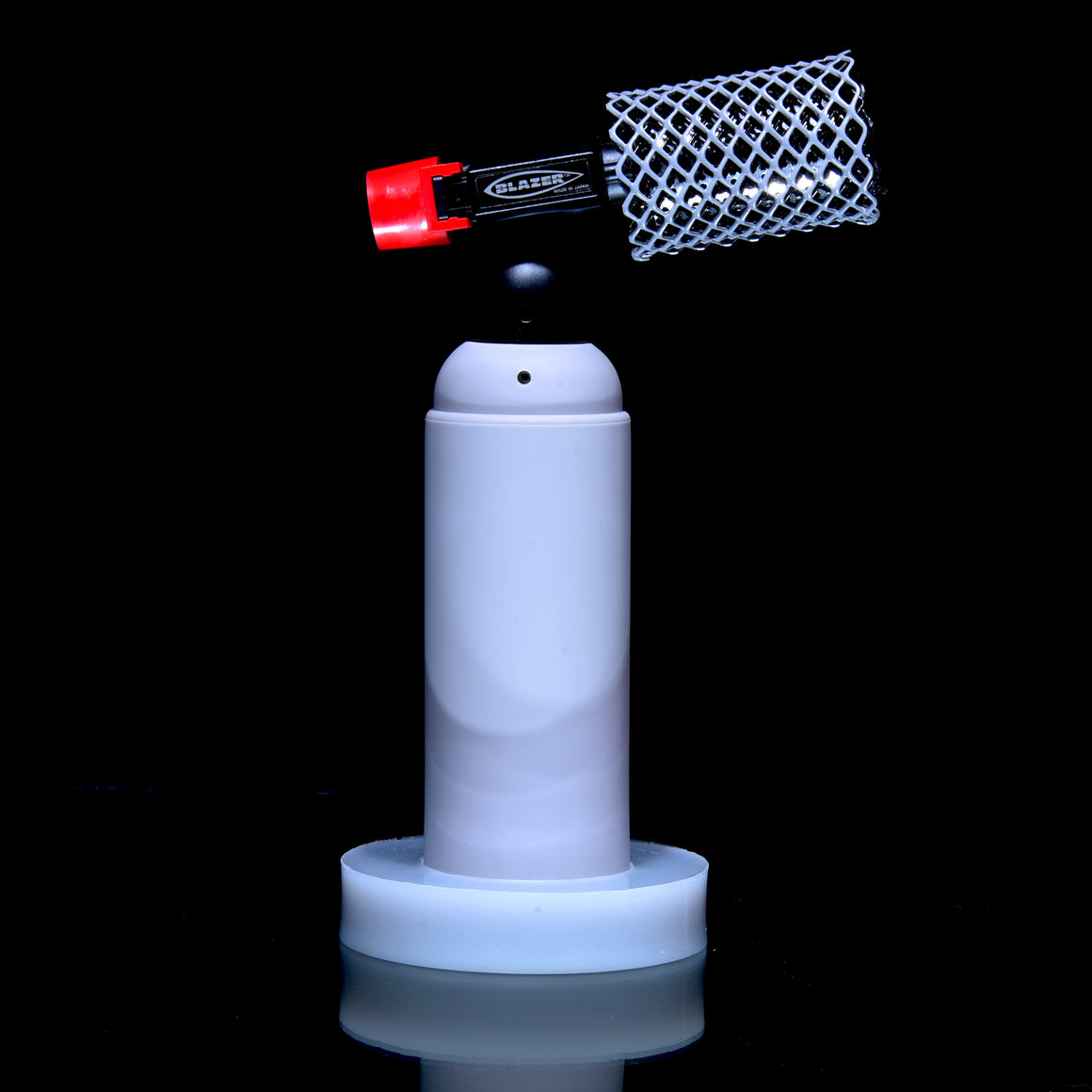 Limited Edition Big Shot GT8000 Butane Torch & Matching Mamba Guard/Base Set - Grey/Black