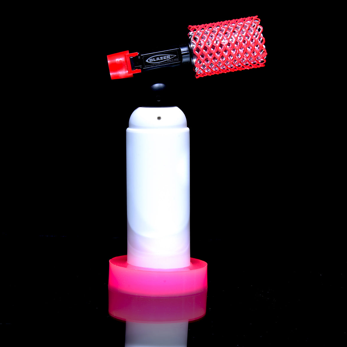 Limited Edition Big Shot GT8000 Butane Torch & Matching Mamba Guard/Base Set - UV Pink/White/Purple