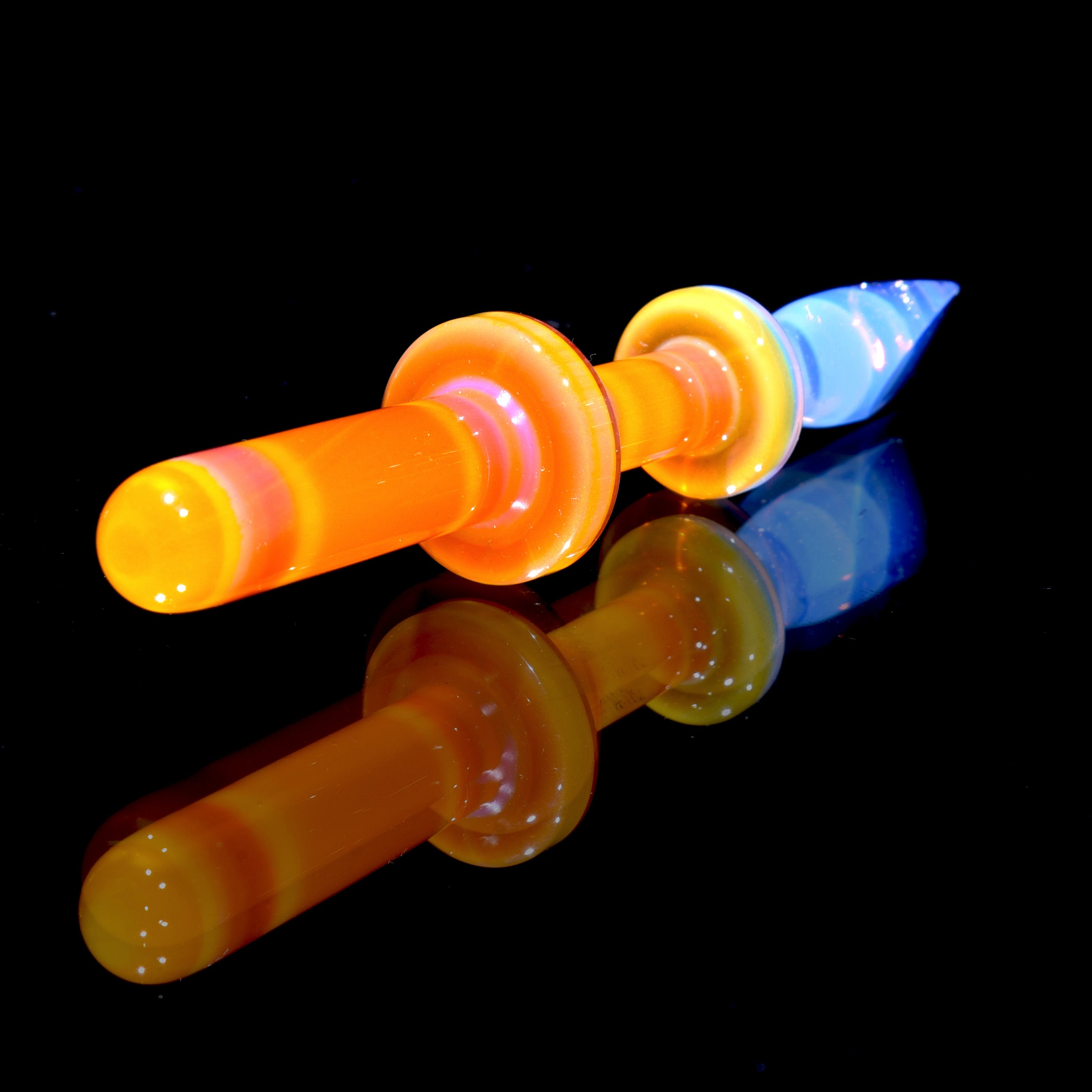 Glass Chisel Creep Glass - Coldworked Chisel/Flat Tip Dab Tool - Timeless Glass Gallery