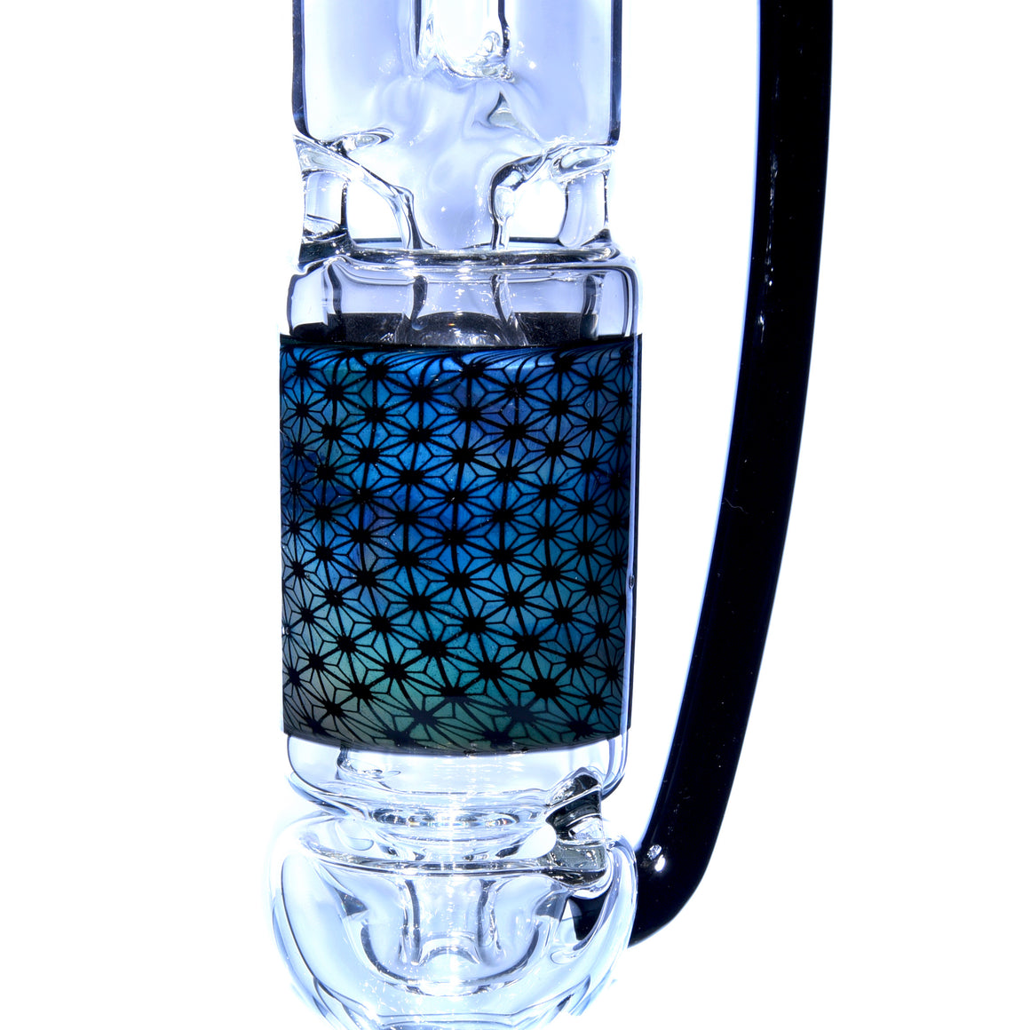 Collab Fume Stencil Double Ladder Perc Bubbler