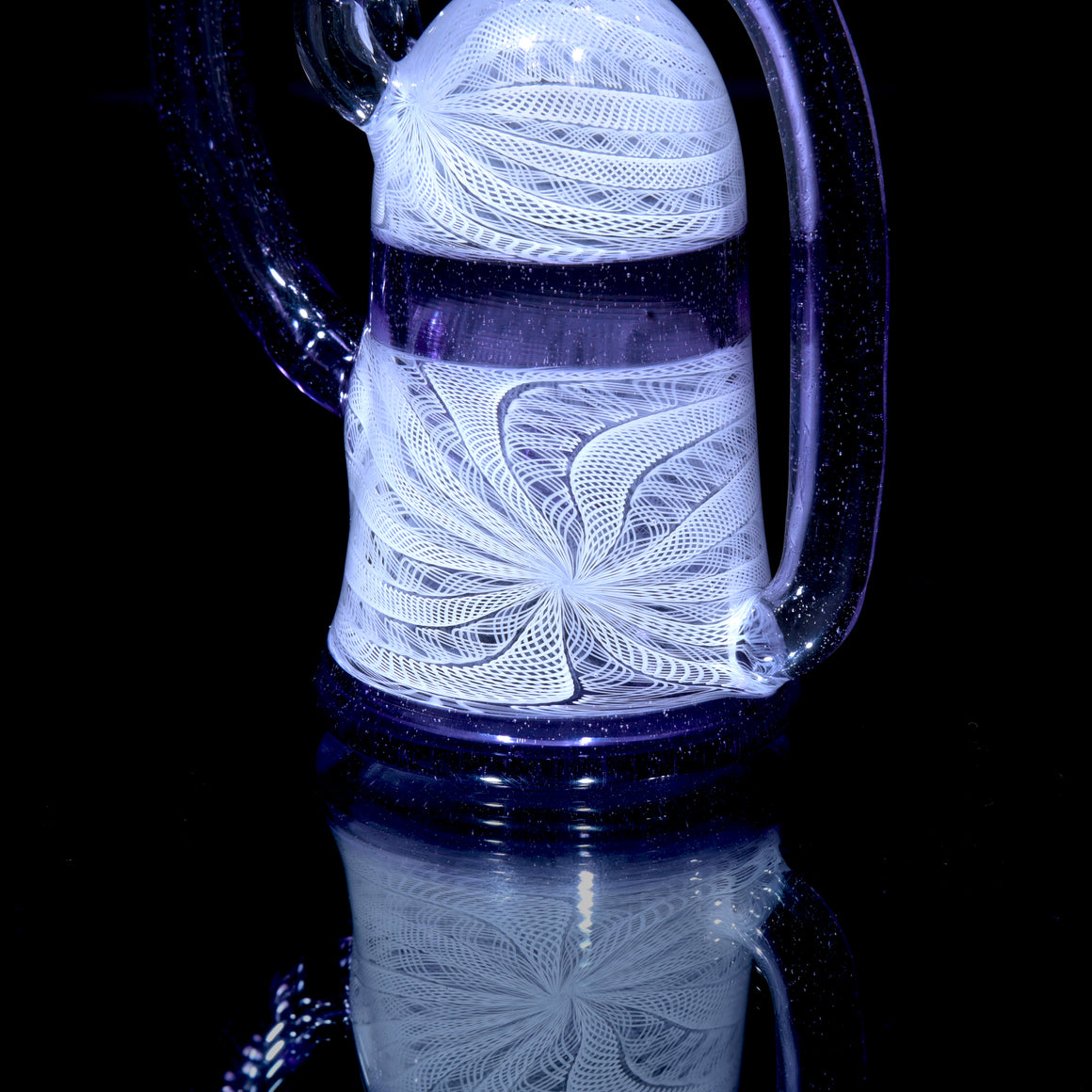 Collab - Fully-worked Zanfirico Floating G-Cycler & Sherlock Set - CFL Potion/White - 14mm Female