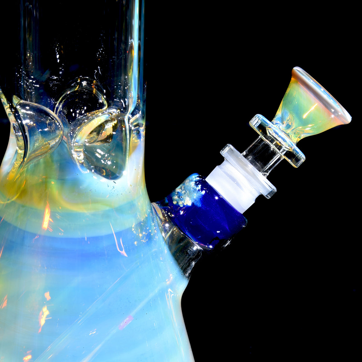 Mars - Fully-fumed Beaker Tube w/ Removable slitted downstem - 14mm Female