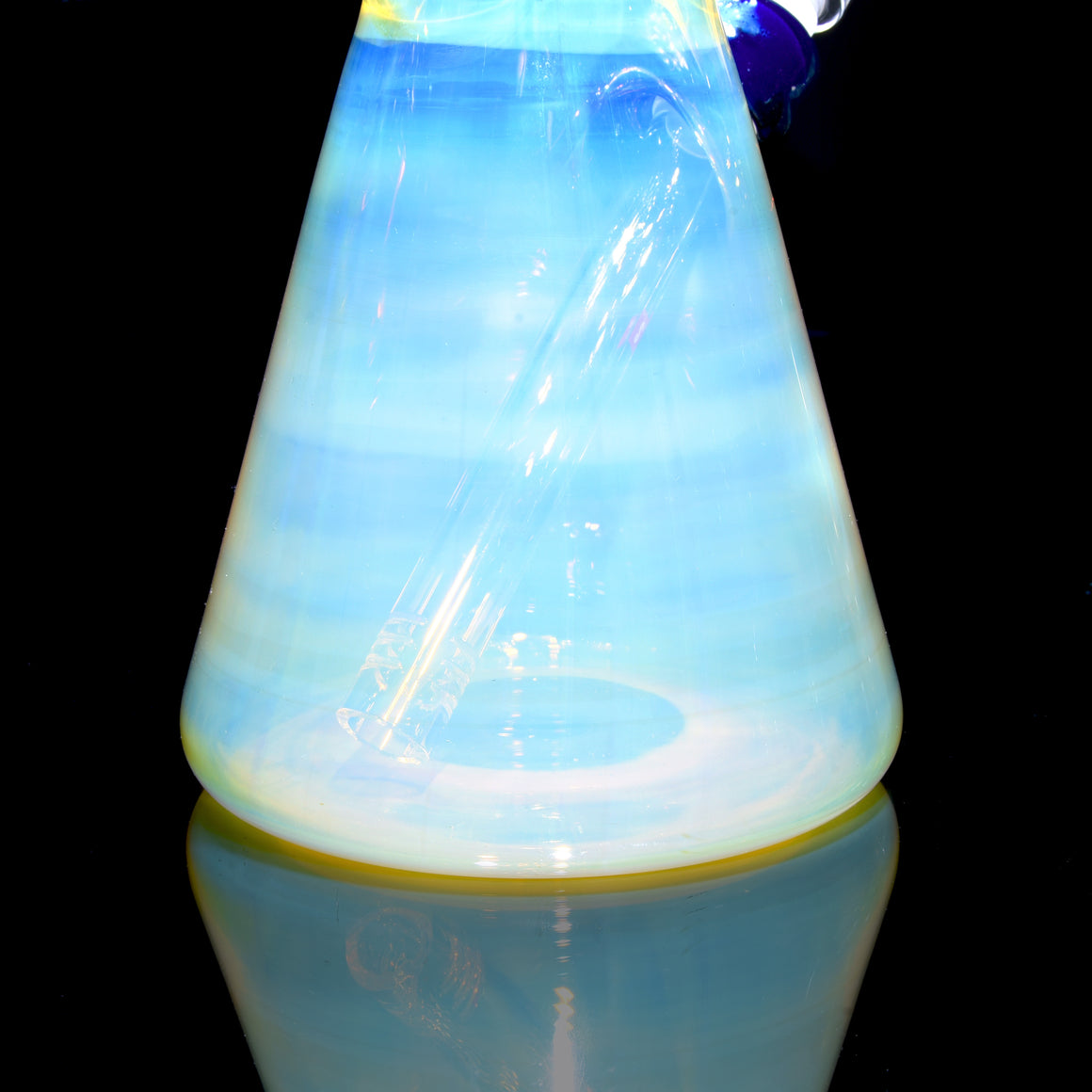 Mars - Fully-fumed Beaker Tube w/ Removable slitted downstem - 14mm Female