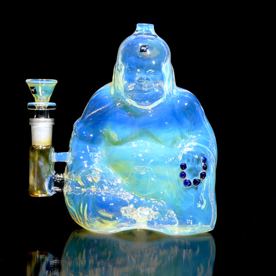 Buddha- Fully-fumed Cast Sculpture Rig w/ High-diffusion Circ Perc - 14mm Female