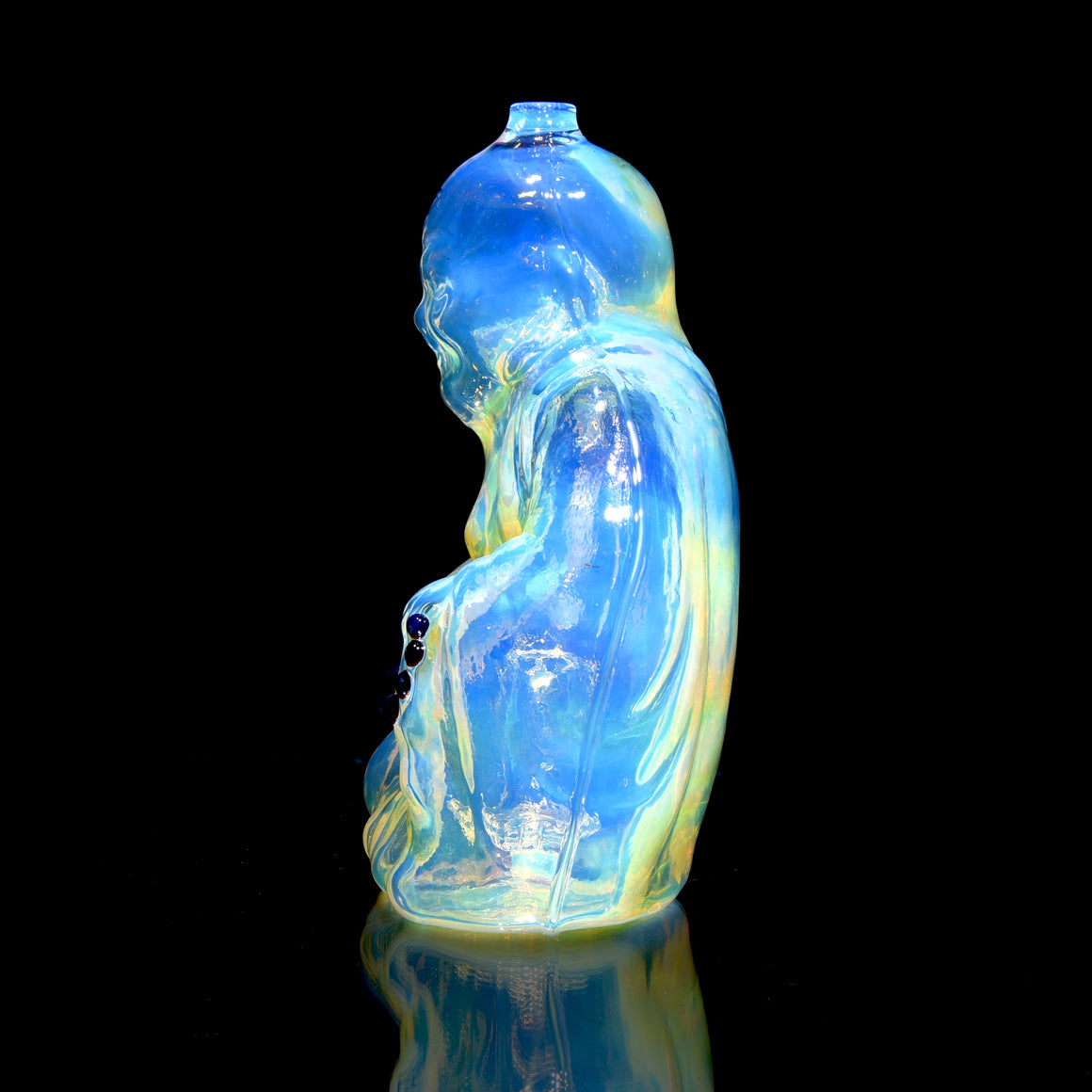Buddha- Fully-fumed Cast Sculpture Rig w/ High-diffusion Circ Perc - 14mm Female