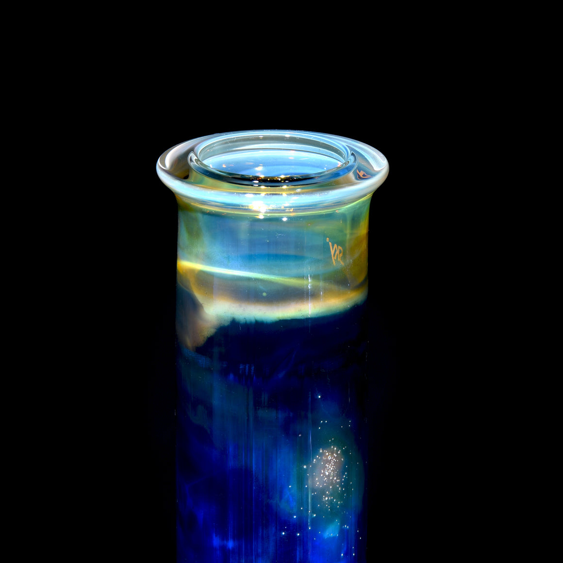 Neptune - Fully-fumed Straight Tube w/ Removable slitted downstem - 14mm Female