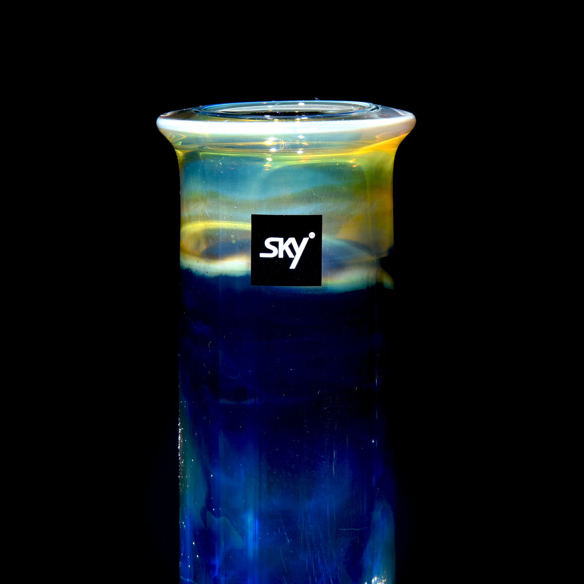 Neptune - Fully-fumed Straight Tube w/ Removable slitted downstem - 14mm Female