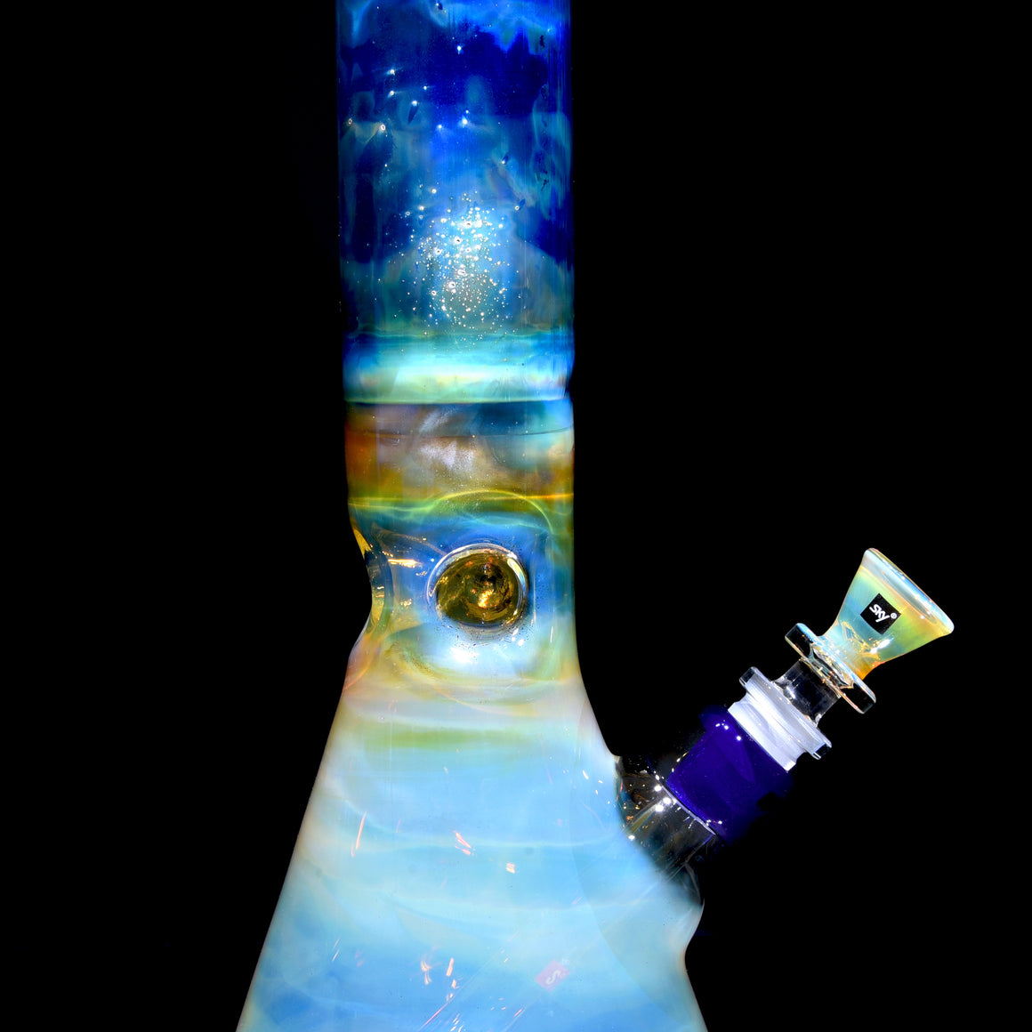 Venus - Fully-fumed Beaker Tube w/ Removable slitted downstem - 14mm Female