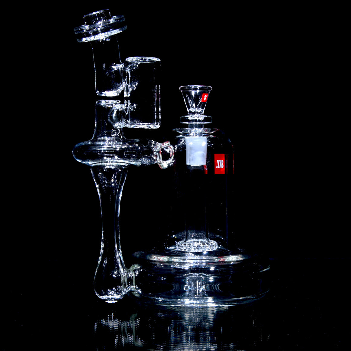 Clear Neutron RBR-style Recycler - 14mm Female
