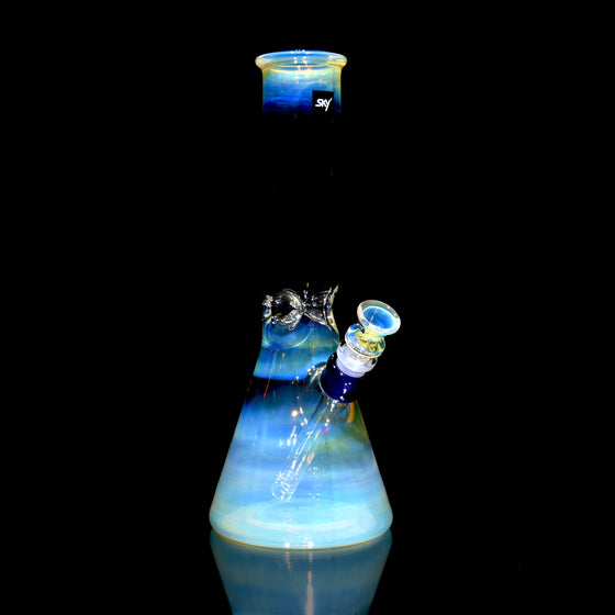 Mars - Fully-fumed Beaker Tube w/ Removable slitted downstem - 14mm Female
