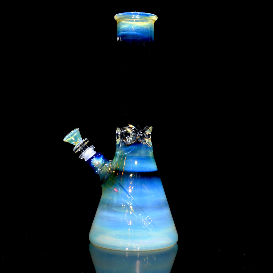 Mars - Fully-fumed Beaker Tube w/ Removable slitted downstem - 14mm Female
