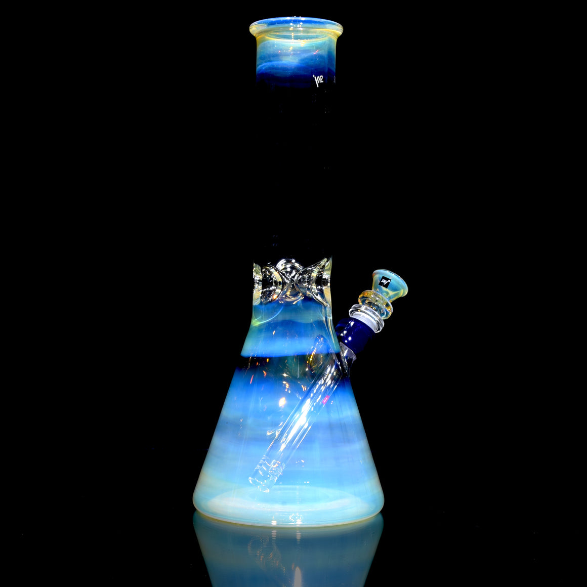 Mars - Fully-fumed Beaker Tube w/ Removable slitted downstem - 14mm Female