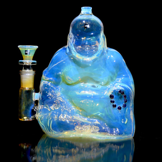Buddha- Fully-fumed Cast Sculpture Rig w/ High-diffusion Circ Perc - 14mm Female