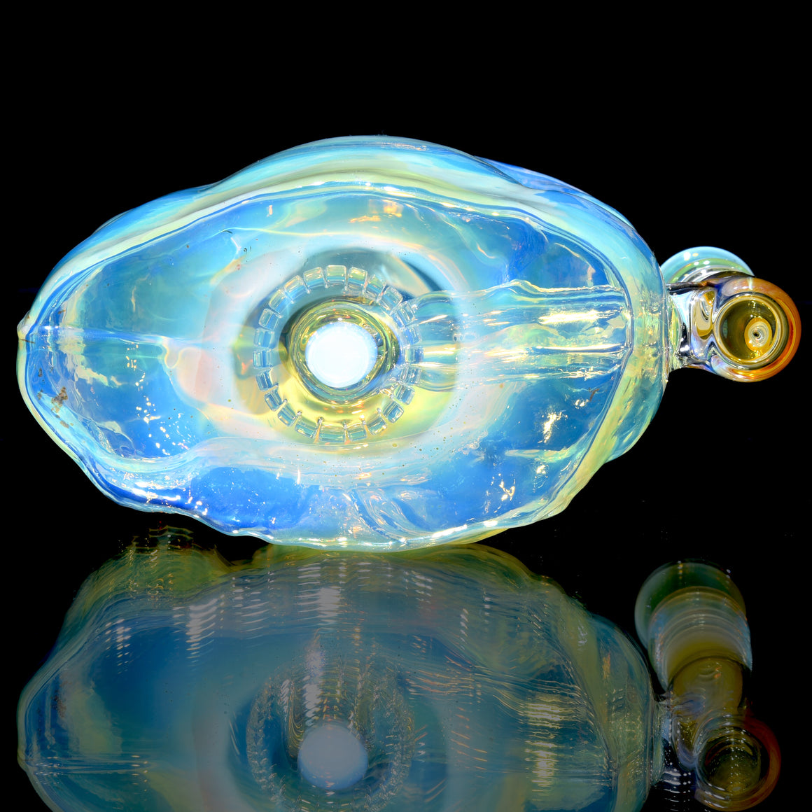 Buddha- Fully-fumed Cast Sculpture Rig w/ High-diffusion Circ Perc - 14mm Female