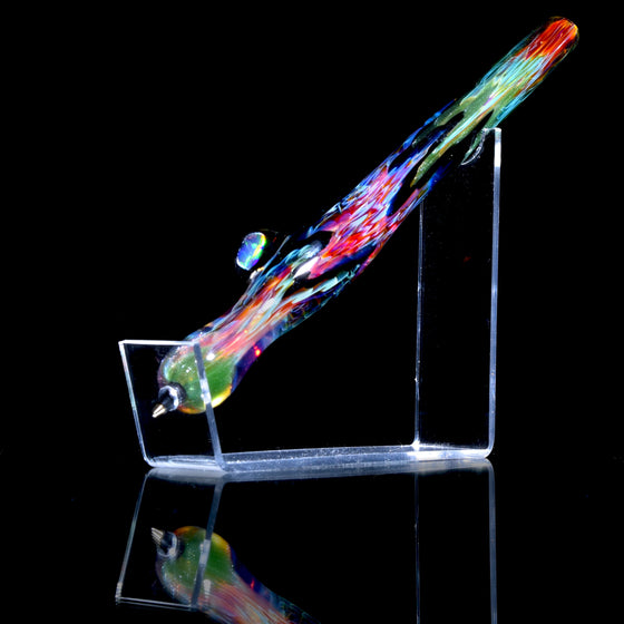 Opal Fantasy Glass Ballpoint Pen w/ Replaceable Bic Tip