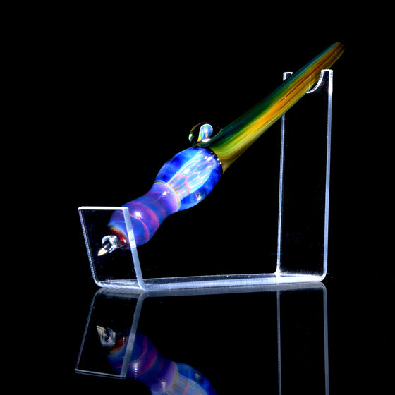 "Opal Light Vibration" Glass Ballpoint Pen w/ Replaceable Bic Tip