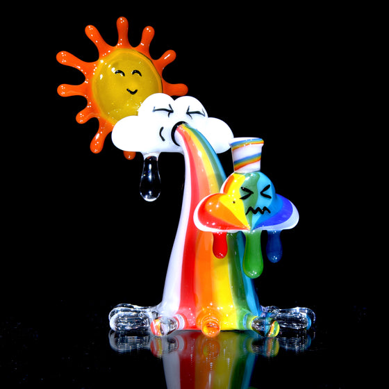 Smiling Sun w/ Puking Rainbow Cloud Rig  - 10mm Female