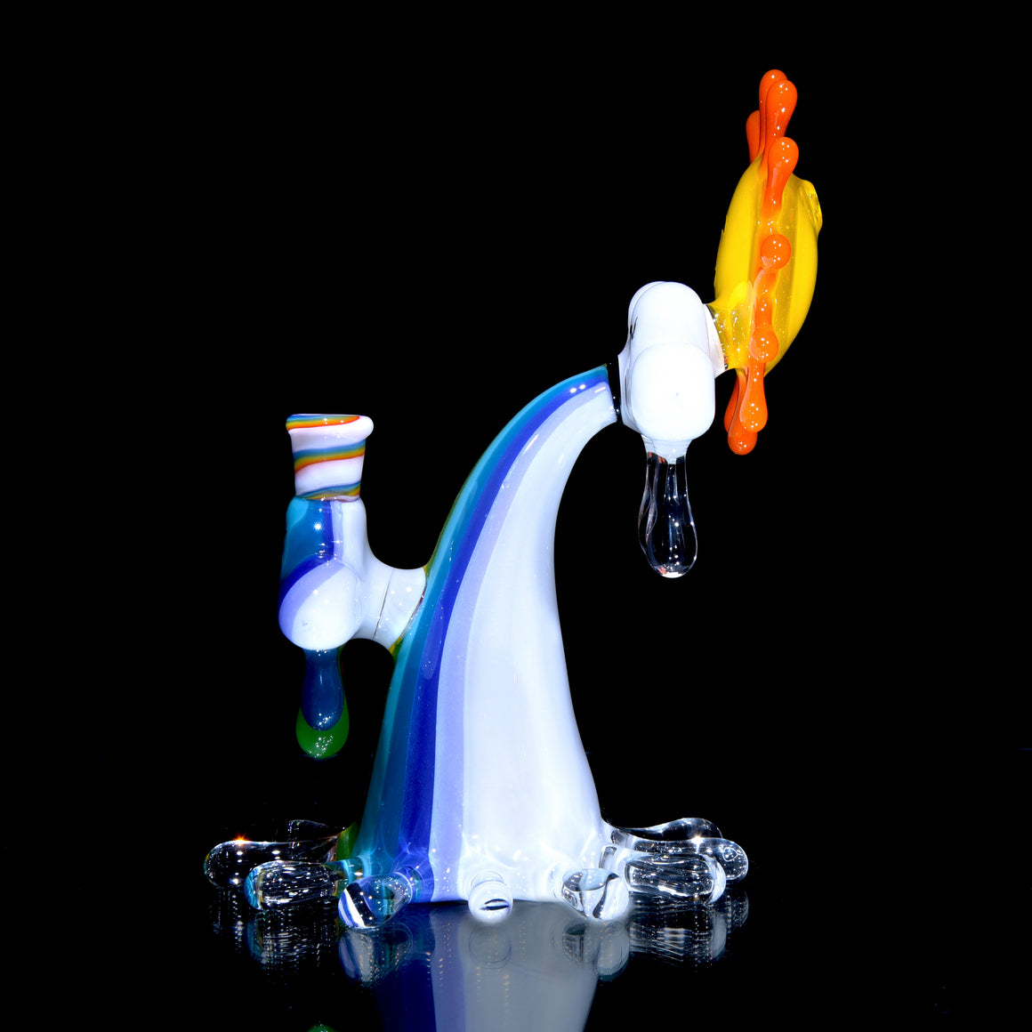 Smiling Sun w/ Puking Rainbow Cloud Rig  - 10mm Female