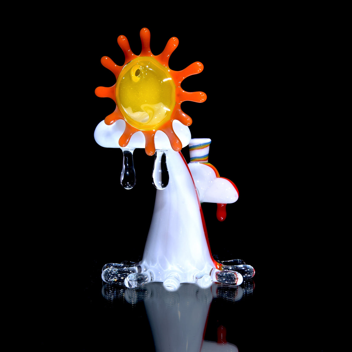 Smiling Sun w/ Puking Rainbow Cloud Rig  - 10mm Female