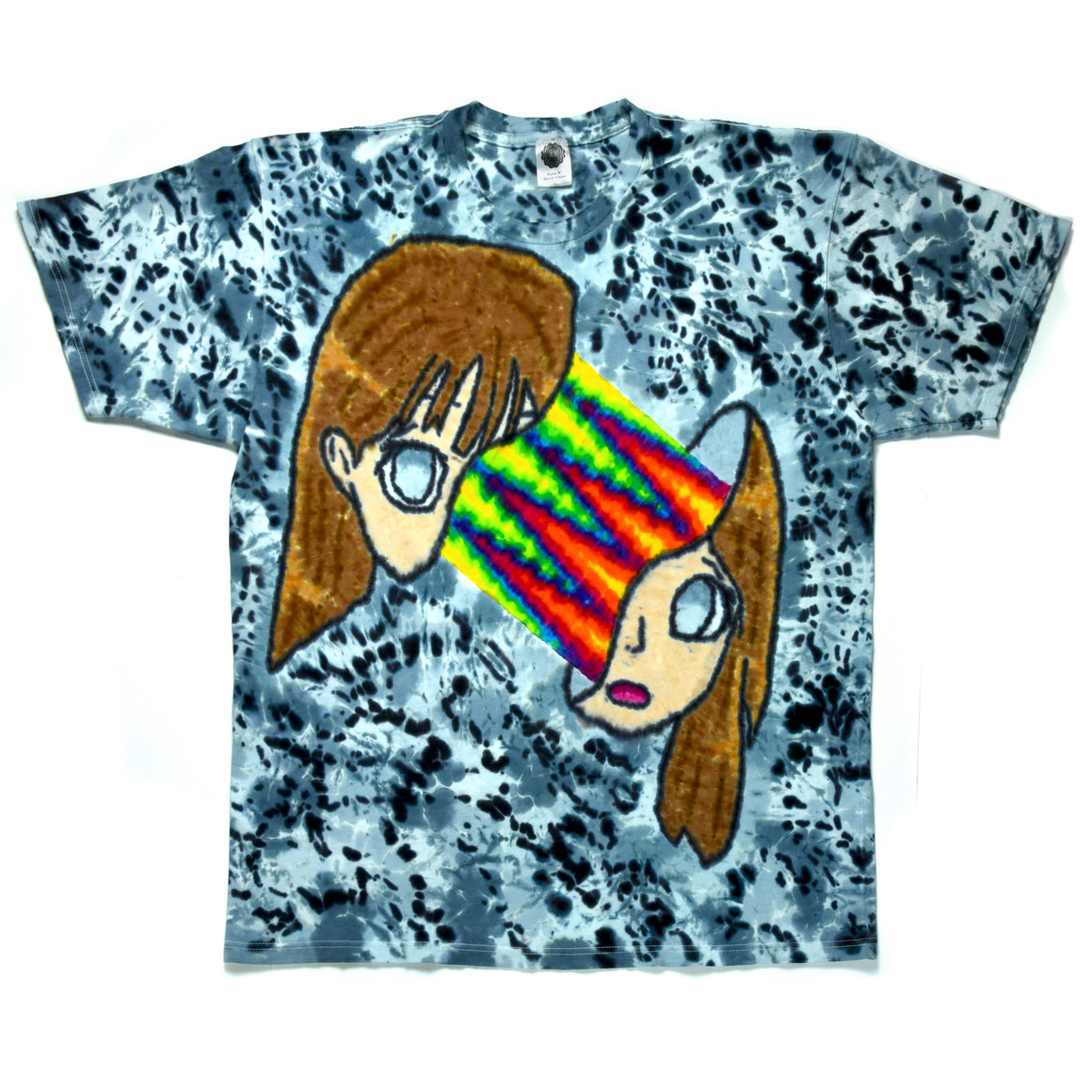 XL Short Sleeve Tie Dye T-Shirt - "Split"