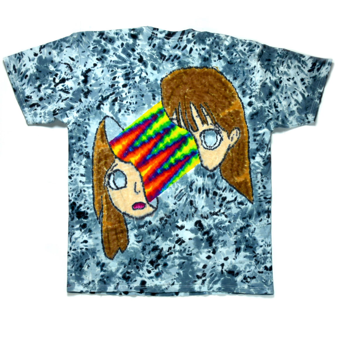 XL Short Sleeve Tie Dye T-Shirt - "Split"